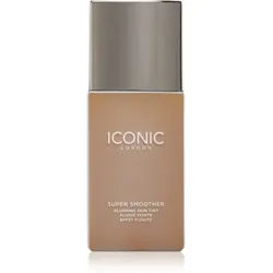 ICONIC London Super Smoother Blurring Skin Tint leichtes feuchtigkeitsspendendes Make up Farbton Warm Tan 30 ml