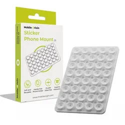Sticker Phone Mount O1 - clear white