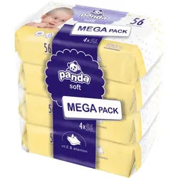 BELLA Baby Happy Panda feuchte Feuchttücher für Kinder 4x56 St.