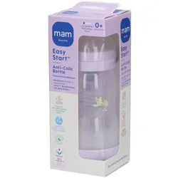 MAM Babyflasche Easy Start Anti-Colic 260 ml, lila