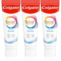 Colgate Total Active Prevention Whitening bleichende Zahnpasta 3x75 ml