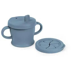 Haakaa Trink und Snack Tasse 1 St blau