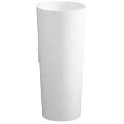 Laufen SCOPIO Bodenstehender Waschtisch H511CO47571111 400x500x900 mm, mit Armaturenbank, mit einem Hahnloch, mittig, ohne Überlauf, weiß