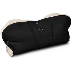 Moon Muff , Graubraun , Uni , Füllung: Polyester , 51x7x24 cm , EN 1888 , für Buggys, für durchgängige Griffstangen , Baby on Tour, Kinderwagen, Kinderwagenzubehör, Sonstiges Kinderwagenzubehör