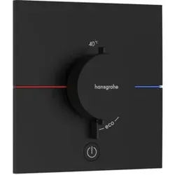 hansgrohe Thermostat ShowerSelect Comfort E UP, f 1 Verbr. u. 1 zus. Abg., matt-sw