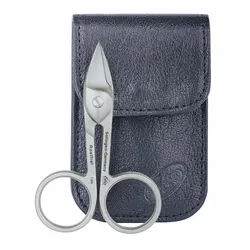 ERBE Maniküre-Etui ERBE Lanza Nagelschere – rostfrei, im Lederetui, 1 tlg. silberfarben