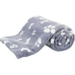 Kenny blanket plush 100 × 75 cm blue