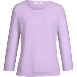 Le pull manches 3/4 100% coton Peter Hahn violet