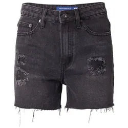 AÈROPOSTALE Jeansshorts OTHER (1-tlg) Fransen schwarz 24