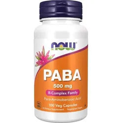 Now Foods Paba 500 mg 100 Veg-Kapseln Pc