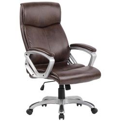Xora Chefsessel , Braun , Kunststoff, Textil , Drehkreuz , 66x113-123x68 cm , Wippfunktion, Sitzfläche 360° drehbar , Büromöbel, Bürostühle, Chefsessel
