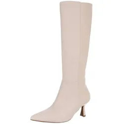 Ital-Design Elegante Damenstiefel mit Absatz für jeden Anlass Stiefel (90153022) Pfennig-/Stilettoabsatz Stiefel in Beige beige|braun 41 EU