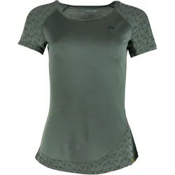 Grüezi Bag Woodwool T-shirt Lady Deanna Boulder bayberry green (3003) M