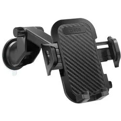 TEHWSUPWIND smartphone holder telescopic with suction cup - black