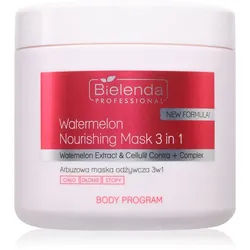 Bielenda Professional Body Program Watermelon Nourishing Mask 3in1 intensive feuchtigkeitsspendende und nährende Maske für den Körper 600 ml