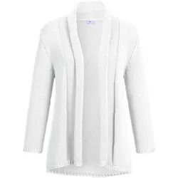 Le gilet 100% coton mercerisé Peter Hahn blanc