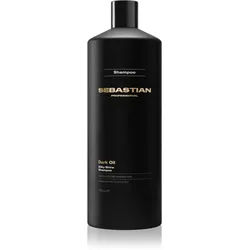 Sebastian Professional Dark Oil hydratisierendes Shampoo für glänzendes und geschmeidiges Haar 1000 ml