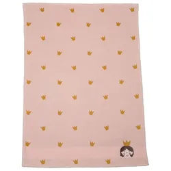 Babydecke Lena, DAVID FUSSENEGGER, süße Kuscheldecke aus 100 % Bio Baumwolle rosa