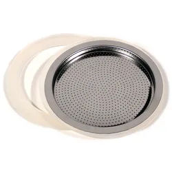 CILIO Set 2 Dichtungsringe und Sieb für Espressokocher ADRIANA 6 Tassen