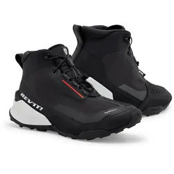 Revit Subduction H2O wasserdichte Motorrad Schuhe Motorradstiefel reflektierende Elemente,wasserdicht schwarz 42 EU