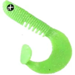 Monkey Lures by Big L Kunstköder Monkey Lures Curly Lui Jig 7,5cm - 6 Gummifische