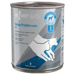 TROVET Unique Protein Lamb UPL Nassfutter für Hunde und Katzen mit Lammfleisch 800g