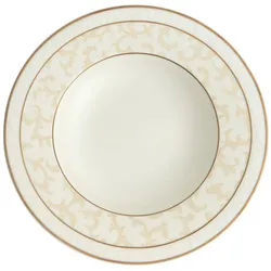 Villeroy & Boch Suppenteller Ivoire Suppenteller 24 cm weiß