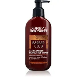 L’Oréal Paris Men Expert Barber Club Reinigungsgel für Bart, Gesicht und Haare 200 ml