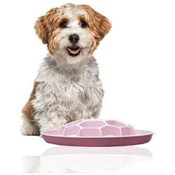 Rohrschneider Hunde-Futterspender rosa