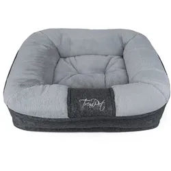 TrendPet Tierbett Hundebett "LunaLounge" Grau, 100% Polyester, in3 Größen erhältlich grau 56 cm x 68 cm