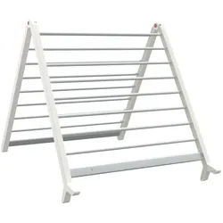 vidaXL Wäscheständer, für Badewanne Ausziehbar 53-90 cm Aluminium