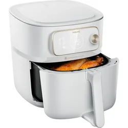Philips Heißluftfritteuse Airfryer XXL Kombi HD9876/90, mit 8,3 l, Rapid CombiAir Technologie, 2200 W, 22 Kochfunktionen, QuickClean und WiFi Konnektivität weiß