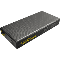 Nitecore Powerbank CARBO20000 mit 20.000mAh, Kohlefaser-Gehäuse, extrem robuste und zugleich ultraleichte Powerbank