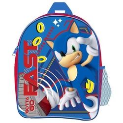 Tinisu Rucksack Sonic Rucksack Tasche Schule Ranzen Umhängetasche blau