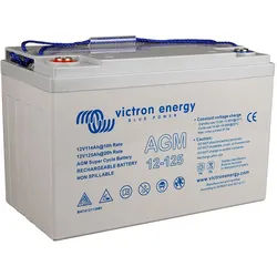 Victron AGM 12V 125Ah Super Cycle Batterie- 0% MwST. (Angebot gemäß §12 USt Gesetz.)