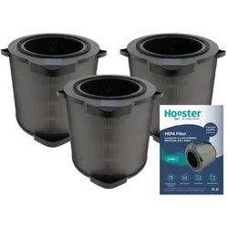 Hooster Luftfilter 3er Set Filter kompatibel mit AEG Luftreiniger AX91-404DG schwarz