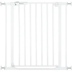 Hauck Türschutzgitter Clear Step Autoclose 2, White, auch als Treppenschutzgitter verwendbar; 75-80, flacher Durchgang weiß