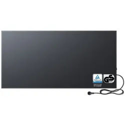 Bringer Infrarotheizung Wandheizung, 300-1200 Watt mit Thermostat Elektroheizung Schwarz schwarz
