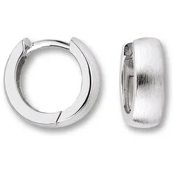 ONE ELEMENT Paar Creolen Ohrringe Creolen aus 925 Silber Ø 12,4 x 4,1 mm, Modern & klar – ein Stück für zeitlose Looks silberfarben