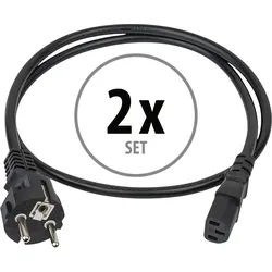 DAP Audio Powercord OFC HiFi Kaltgerätekabel 3m 2x Set