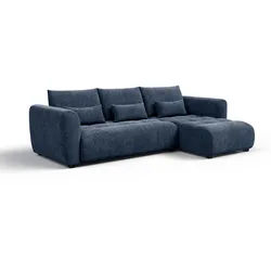 ECKSOFA SORENO 4-Sitzer, dunkelblau