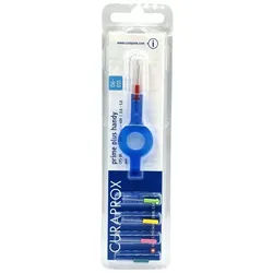 CURAPROX Interdentalbürsten Curaprox Prime Plus Handy Holder 409 mit CPS Bürsten 0,6mm bis 5,0mm.