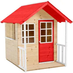 Zwerkules Holzspielhaus "Lolla",natur / rot,