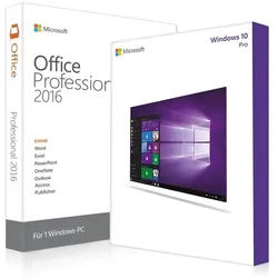 Windows 10 Pro + Office 2016 Professional