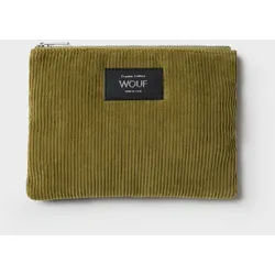 Wouf Corduroy Collection Pouch Olive