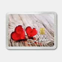 Goldbarren 1g In Liebe (Flip)