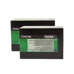Lexmark 702X Toner Black 2 Pack
