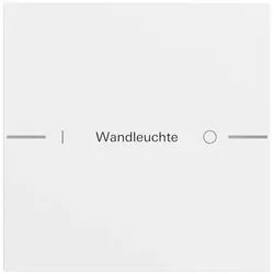 Gira Tastwippe KNX reinweiß glänzend Kunststoff Thermopl 576170 2-fach