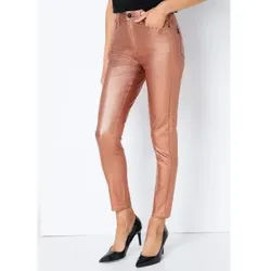 Victorio & Lucchino, V&L für Damen. 3052784 Hose 137061 braun (31), Lässig, Baumwolle, Bronze