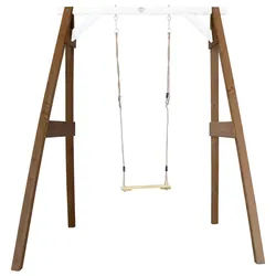 Ambia Garden Schaukel , Braun, Weiß , Holz , 181x207x160 cm , EN 71, CE, FSC 100% , höhenverstellbar, einfache Handhabung und Montage , Freizeit & Co, Gartenspielzeug, Schaukeln
